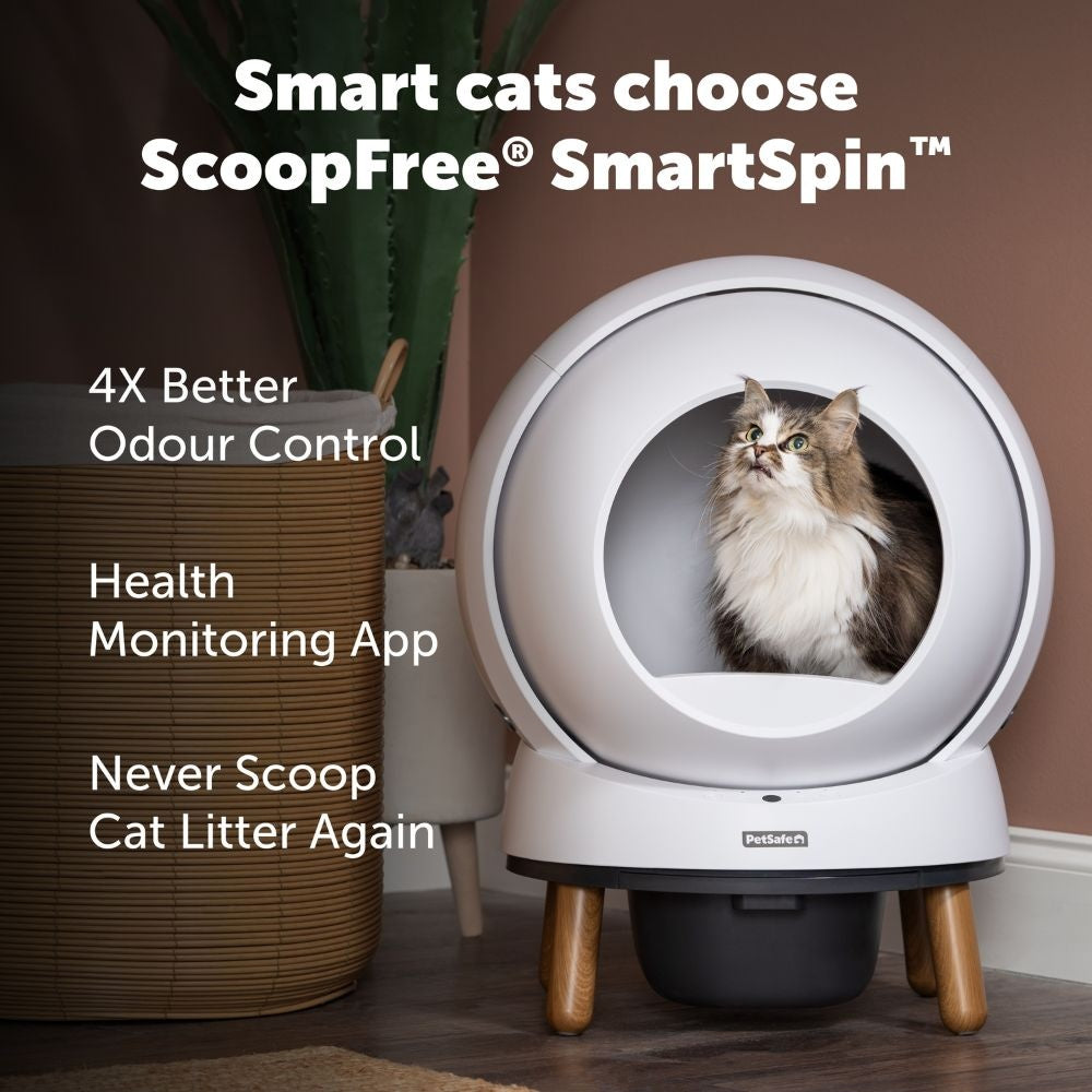 PetSafe - ScoopFree SmartSpin™ Self-Cleaning Litter Box