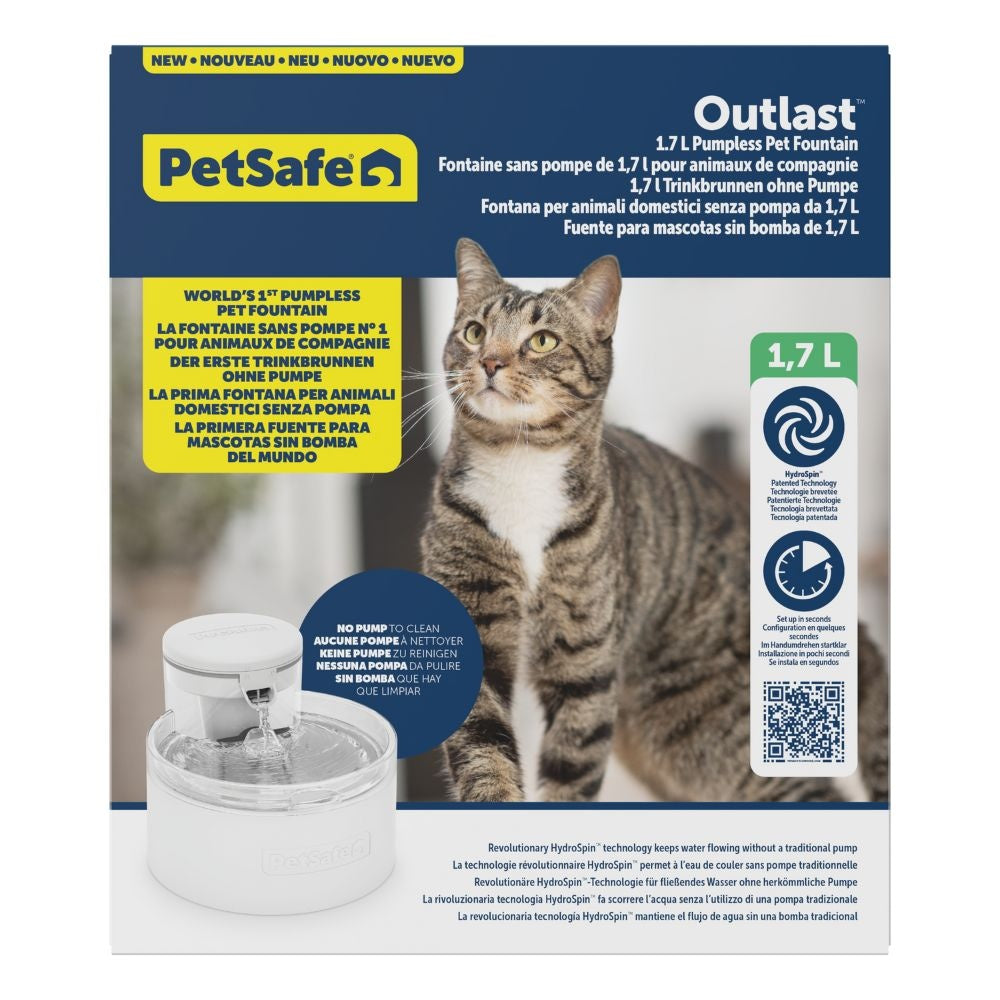 PetSafe Outlast™ 1.7 L Pumpless Pet Fountain