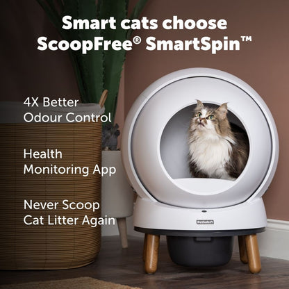 PetSafe - ScoopFree SmartSpin™ Self-Cleaning Litter Box